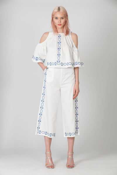 SPELLGIRL EMBROIDERY CULOTTES